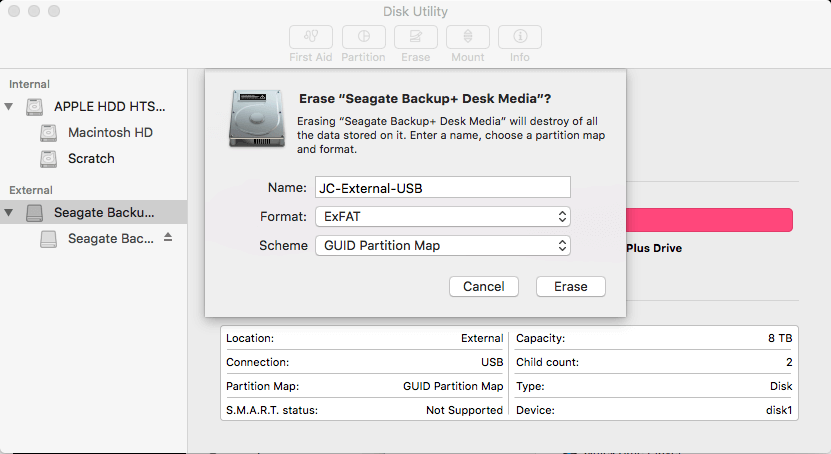 What Hard Drive Format For Mac Mojave